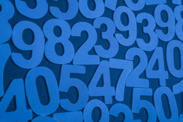 Background of numbers. from zero to nine. Numbers texture. Finance data concept. Matematic....
