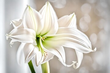 Obraz na płótnie Canvas white lily flower