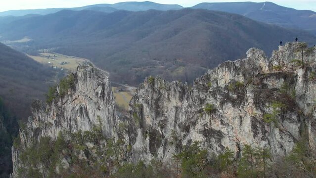 view of the mountains, seneca Rocks. west virginia