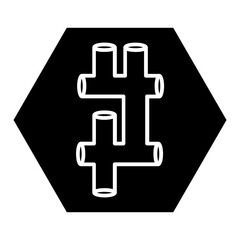  water pipe glyph b
