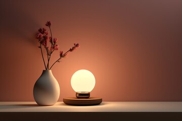 A beautiful bedside lamp for home decor
