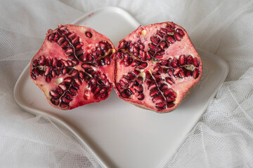 fresh pomegranate fruit