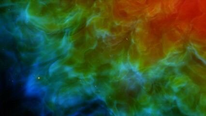 Obraz na płótnie Canvas nebula gas cloud in deep outer space 