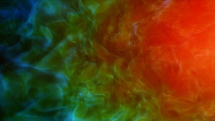 nebula gas cloud in deep outer space
