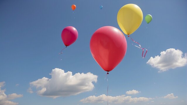 party balloons. 