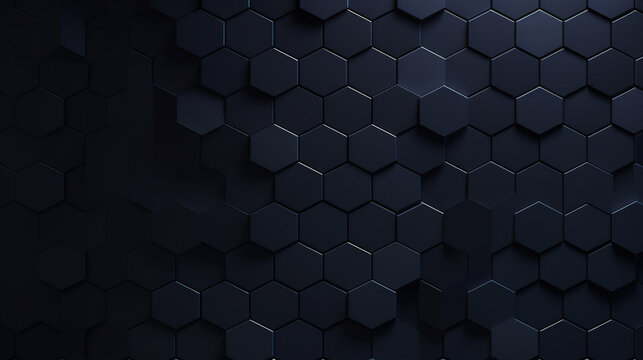 black, common, Digital hexagon abstract background © 1st footage