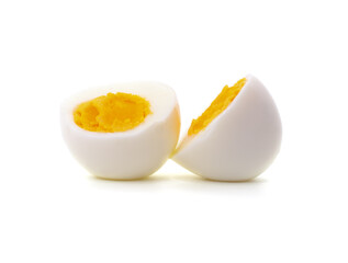 Boiled peeled eggs.