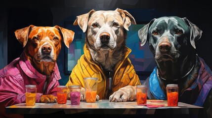 Canine Comrades' Cocktail Hour