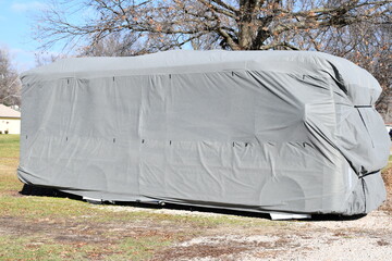 Protective Cover on an RV Camper