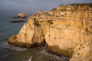 Portimao Algarve Portugalia, Portugal - linia brzegowa
