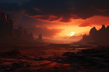 A dark and depressing landscape