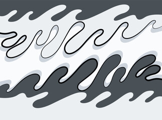 Abstract background with wavy lines pattern