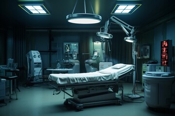 An operation theatre room in a hospital