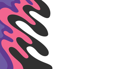 Simple background with gradient wavy lines pattern and with some copy space area