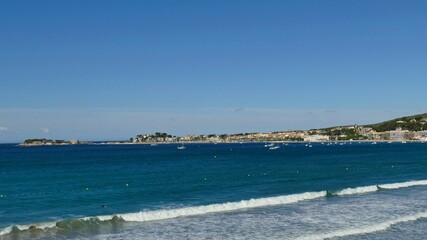 Vue panoramique sur La baie de Bandol