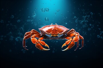 Closeup of a crab - obrazy, fototapety, plakaty