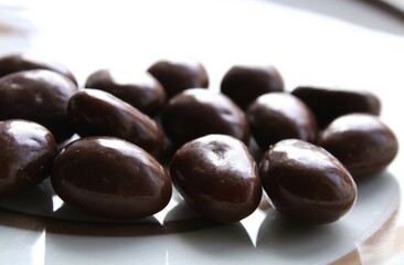 close up of chocolate candies