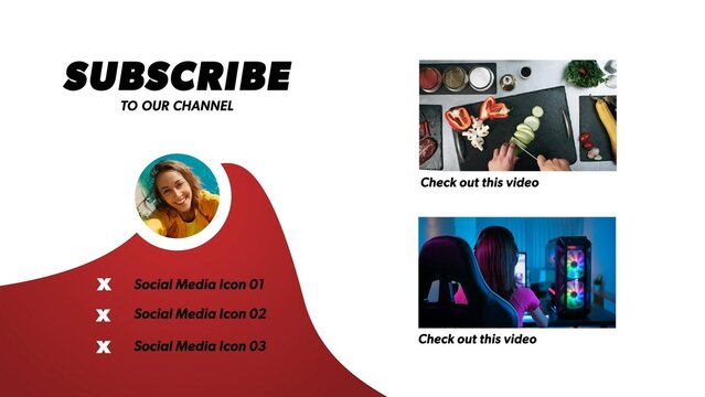 Clean Video End Card and Outro Screen