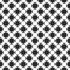 Black seamless abstract pattern. Overlay for background and backdrop. Ornamental design. PNG graphic illustration with transparent background.