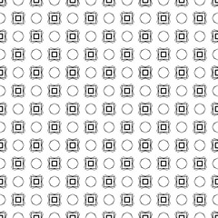 Black seamless abstract pattern. Overlay for background and backdrop. Ornamental design. PNG graphic illustration with transparent background.