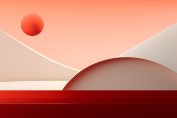 abstract white and red wallpaper