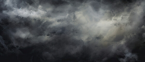 A Black and White Photo of Clouds in the Sky - obrazy, fototapety, plakaty