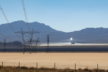Ivanpah Solar Power Facility, Las Vegas, Neavada, USA