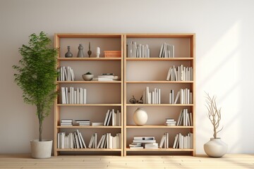 A bookshelf for home decor for the study room or library at home