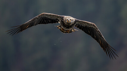 Bald Eagle (Haliaeetus leucocephalus) in Flight