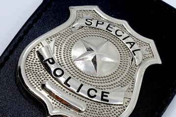 Naklejka premium Police badge