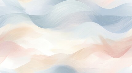  an abstract background with pastel shades of blue, pink, yellow, and white in the form of wavy waves.
