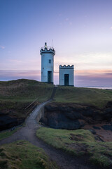 Fototapeta na wymiar lighthouse on the coast of Scotland