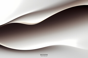 Modern colorful abstract brown background with wave lines. vector illustration design. for presentation background, brochure, card, flyer, brochure, banner, poster.
