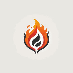Flame Logo Design EPS format Very Cool 