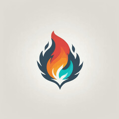 Flame Logo Design EPS format Very Cool 