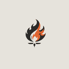 Flame Logo Design EPS format Very Cool 
