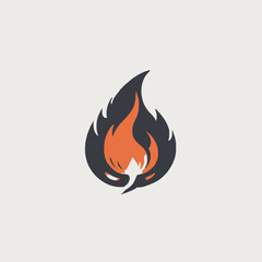 Flame Logo Design EPS format Very Cool 