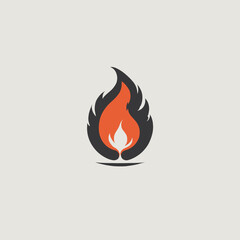 Flame Logo Design EPS format Very Cool 