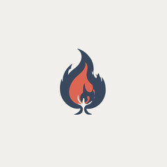Flame Logo Design EPS format Very Cool 