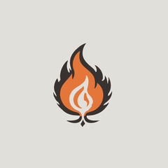 Flame Logo Design EPS format Very Cool 