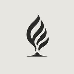 Naklejka premium Flame Logo Design EPS format Very Cool 