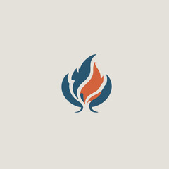 Flame Logo Design EPS format Very Cool 