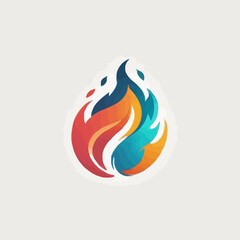Obraz premium Flame Logo Design EPS format Very Cool 