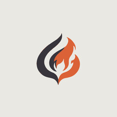 Flame Logo Design EPS format Very Cool 
