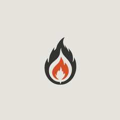 Flame Logo Design EPS format Very Cool 