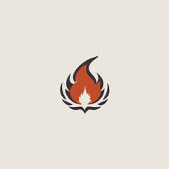 Flame Logo Design EPS format Very Cool 