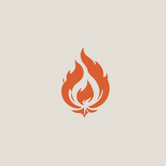 Flame Logo Design EPS format Very Cool 