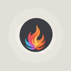 Flame Logo Design EPS format Very Cool 