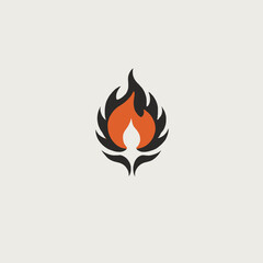 Flame Logo Design EPS format Very Cool 