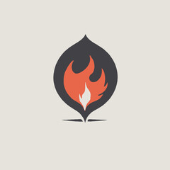 Flame Logo Design EPS format Very Cool 